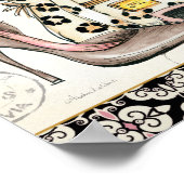 Schuhe, Taschen und Brillen Poster (Ecke)