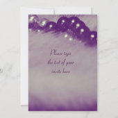 Schuhe und Perlen werden meine Brautjungfrau sein Einladung (Rückseite)