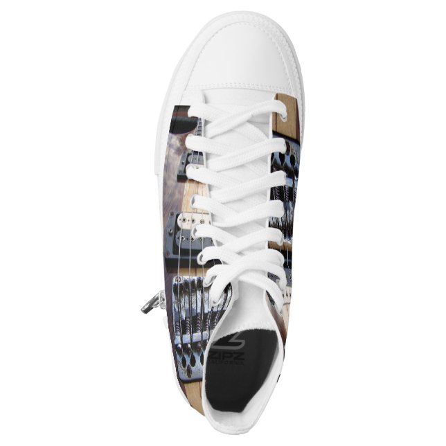 Schuhe - Unisex - Bass-Gitarre (Linker Schuh Oberseite)