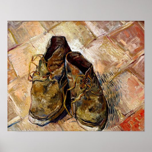 Schuhe Van Gogh 1888 Poster (Vorne)