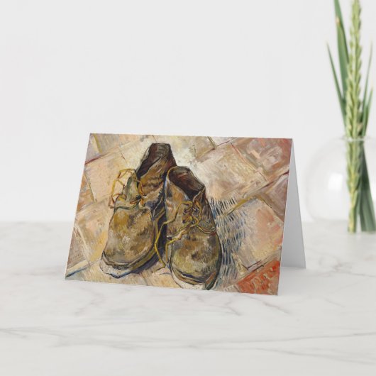 Schuhe | Vincent van Gogh Karte (Vorderseite)