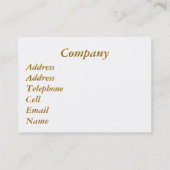 SCHUHE VISITENKARTE (Rückseite)