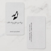 Schuhe Visitenkarte (Vorne/Hinten)