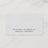 Schuhe Visitenkarte (Rückseite)