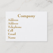 SCHUHE VISITENKARTE (Rückseite)