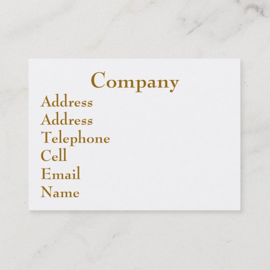 SCHUHE VISITENKARTE (Rückseite)