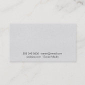 Schuhe Visitenkarte (Rückseite)