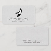 Schuhe Visitenkarte (Vorne/Hinten)