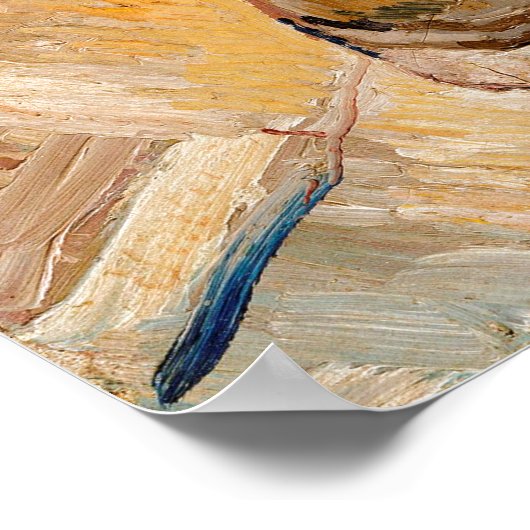 Schuhe von Van Gogh Gemälde Art Poster (Ecke)