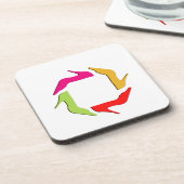 Schuhgrafik Getränkeuntersetzer (Linke Seite)