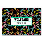 Schuhkarton Tischnummer (Vorderseite)