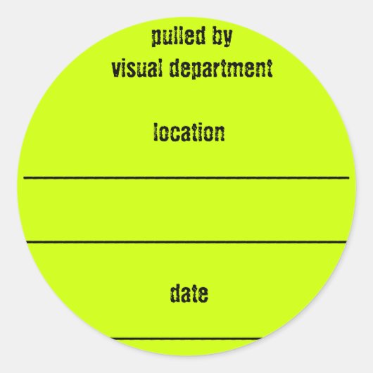 Schuhkastenaufkleber Runder Aufkleber (Vorderseite)
