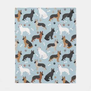 Schuhknochen und Pfoten Fleece Blanket