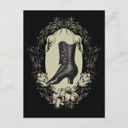 Schuhliebhaber viktorianisch postkarte (Vorderseite)