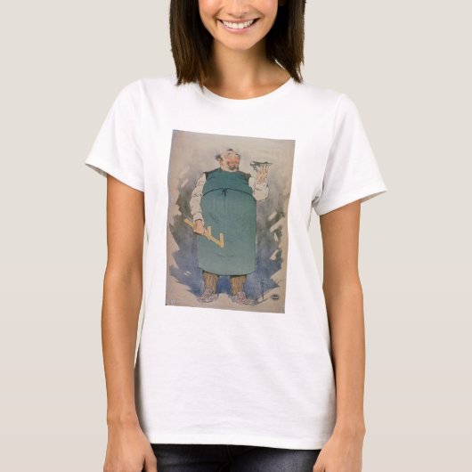 Schuhmacher (Farblitho) T-Shirt (Vorderseite)