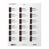 Schuhmonster Adressaufkleber (Vorne)