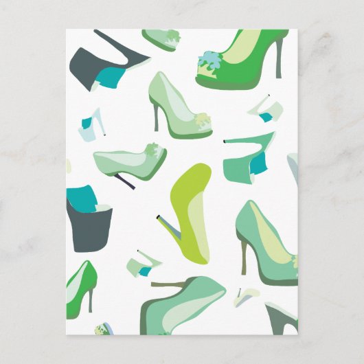 Schuhmonster für das Leben Postkarte (Vorderseite)