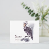 Schuhpflaume Postkarte (Stehend Vorderseite)