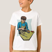 Schuhreparatur Schuster Vintager Schuhmacher T-Shirt (Vorderseite)