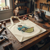 Schuhreparatur Schuster Vintager Schuhmacher Tragetasche