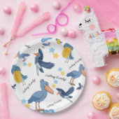 Schuhschnabel-Baby-Shower-Servietten Pappteller (Party)