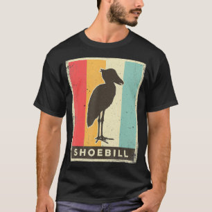 Schuhschnabel-Liebhaber Vintage Retro-Poster Tier T-Shirt