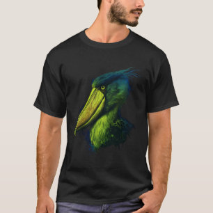 Schuhschnabel Storch Vogel Tier Afrikanischer Voge T-Shirt