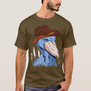Schuhschnabel Vogel Afrikanischer Storch Vogel Lie T-Shirt
