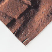 Schuhspur Fleecedecke (Ecke)