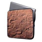 Schuhspur Laptopschutzhülle (Vorderseite Links)