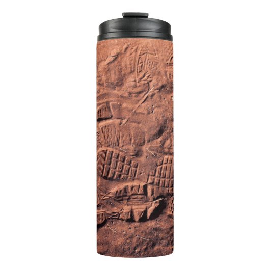 Schuhspur Thermosbecher (Vorderseite)