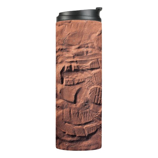 Schuhspur Thermosbecher (Nach links gedreht)