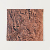 Schuhspur Wandteppich (Vorderseite (Horizontal))