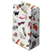 Schuhtasche - Liebe ist wahre Liebe Kleine Geschenktüte (Rückseite Schrägansicht)