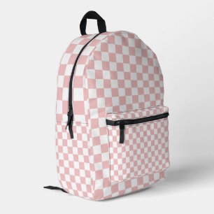 Schul-Baby-Rosa-Schachbrett Bedruckter Rucksack