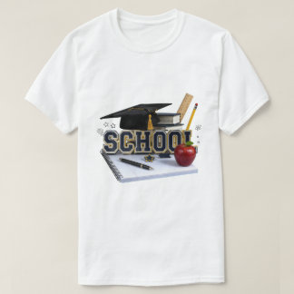Schul-Grafik-T-Shirt | Zurück zur Schule Student T T-Shirt