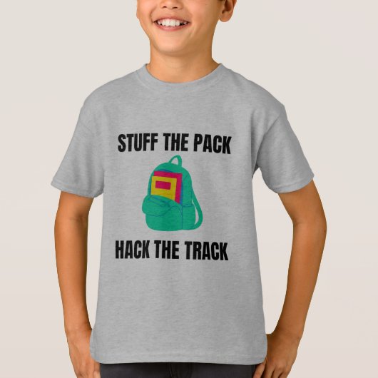 SCHUL-HACK-ANGRIFF T-Shirt (Vorderseite)