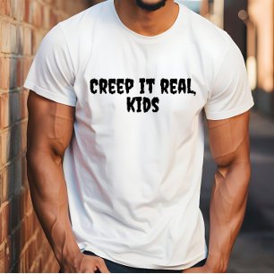 Schul-Halloween-Humor-Lehrer schwarze Typografie T-Shirt