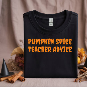 Schul-Halloween-Humor-Lehrer-Tipp-Typografie T-Shirt