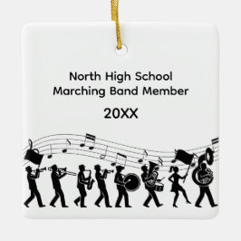 Schul-Marschkapellenmitglied Keramikornament