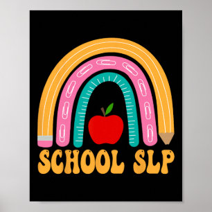 Schul-Regenbogen-Bleistift Frauen Kk zum Schulauft Poster