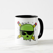 Schul-Schädel-überquerte Stifte unverzichtbar für 