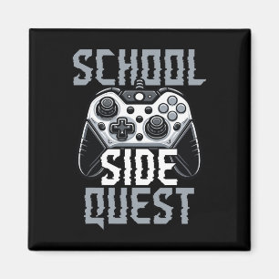 Schul-Seitensuche Lustiger Gamer Ck Zur Schule  Magnet