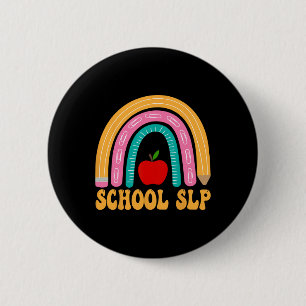 Schul-SLP-Regenbogenstift-Frauen-Byck-To-School-Ap Button