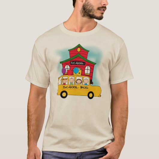 Schul-und Schulbus-T - Shirts und -geschenke (Vorderseite)