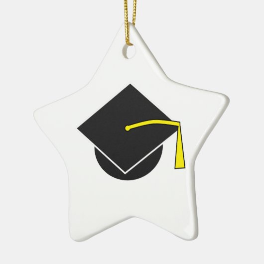 Schul-/Uni-/HochschulAbschluss-Kappe Keramikornament (Links)