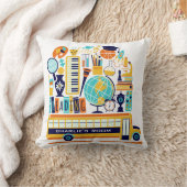 Schulabbildungen individuelle Name werfen Kissen (Decke)