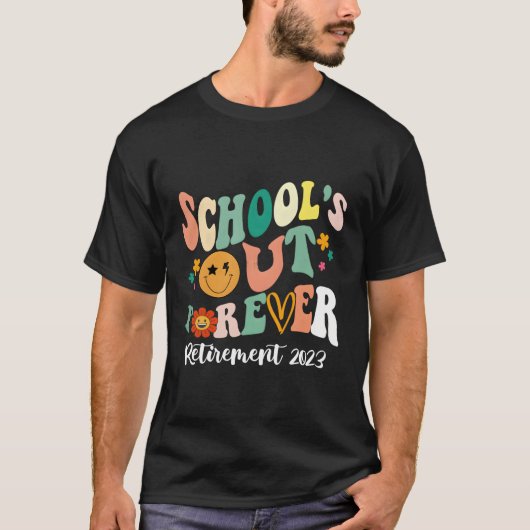 Schulabbrecher Retiret 2023 T-Shirt (Vorderseite)