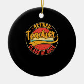 Schulabbrecherklasse 2024 keramik ornament (Vorne)