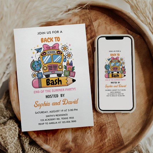 Schulabbruch: 1. Geburtstag im Sommer Einladung